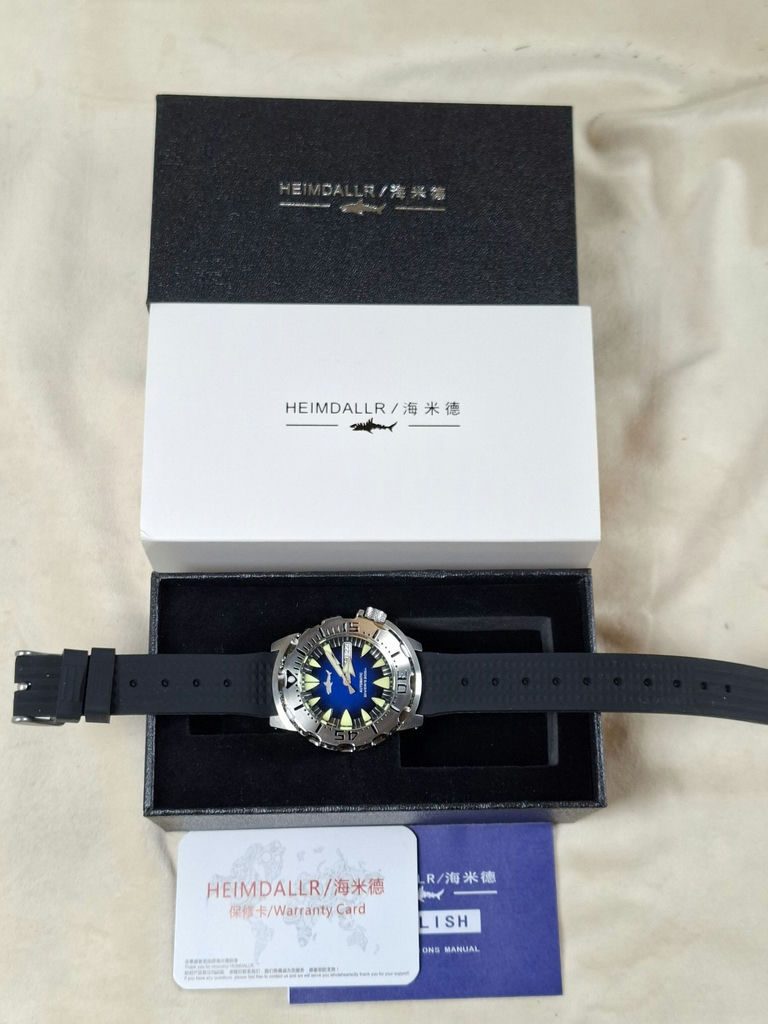 Heimdallr Automatic Diver Watch with Box and Documents - image 1 of 7