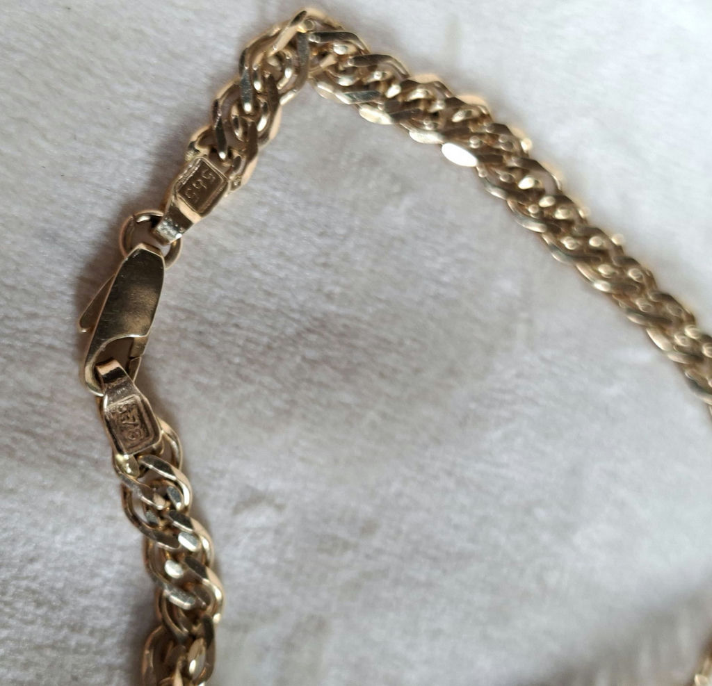 14K GOLD BRACELET, 7.23 GRAMS Stamped "585" - image 4 of 6