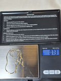 14K VERY THIN GOLD, WEIGHS 0.73 GRAMS - thumbnail 1 of 4
