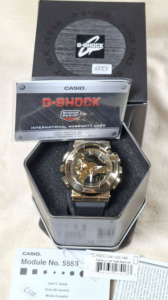 Casio G-Shock GM110G-1A9 Wristwatch with Box and Documentation - image 1 of 9