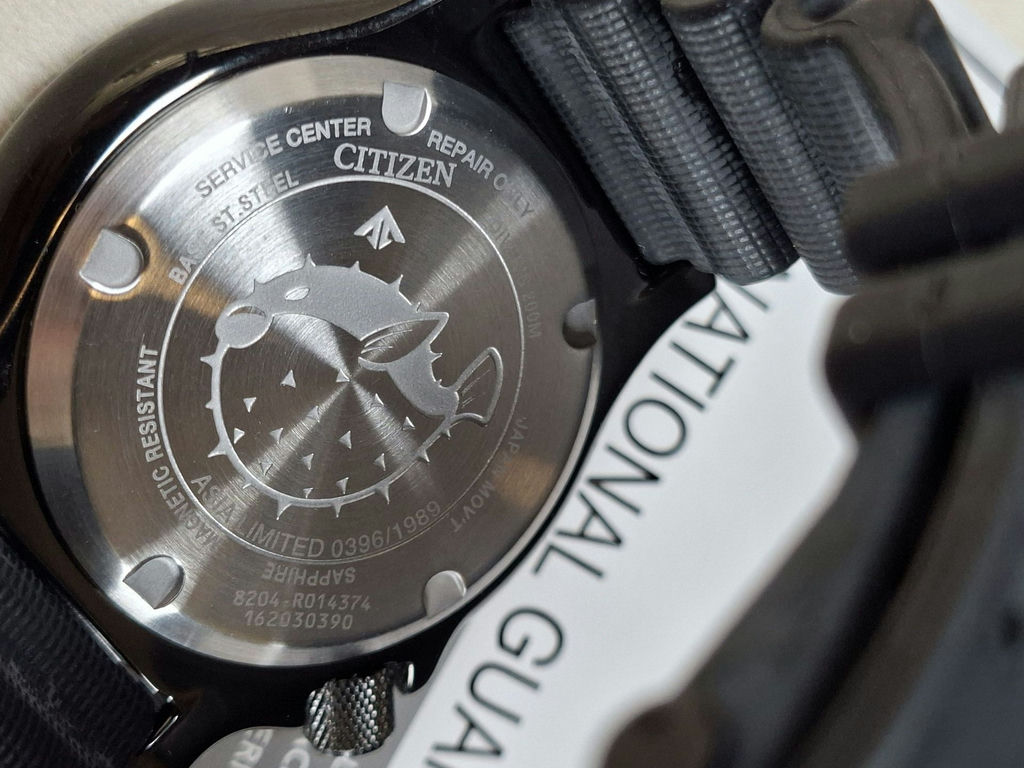 RARE LIMITED EDITION Citizen Promaster Automatic Diver's Watch NY0138-14X, with Box and Papers - image 8 of 14