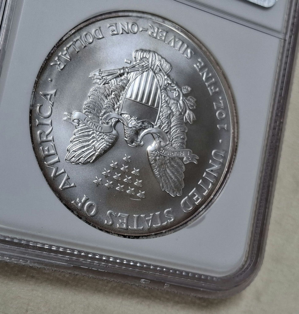Stunning 2006 American Silver Eagle $1 Coin NGC MS69 First Strikes - image 5 of 5
