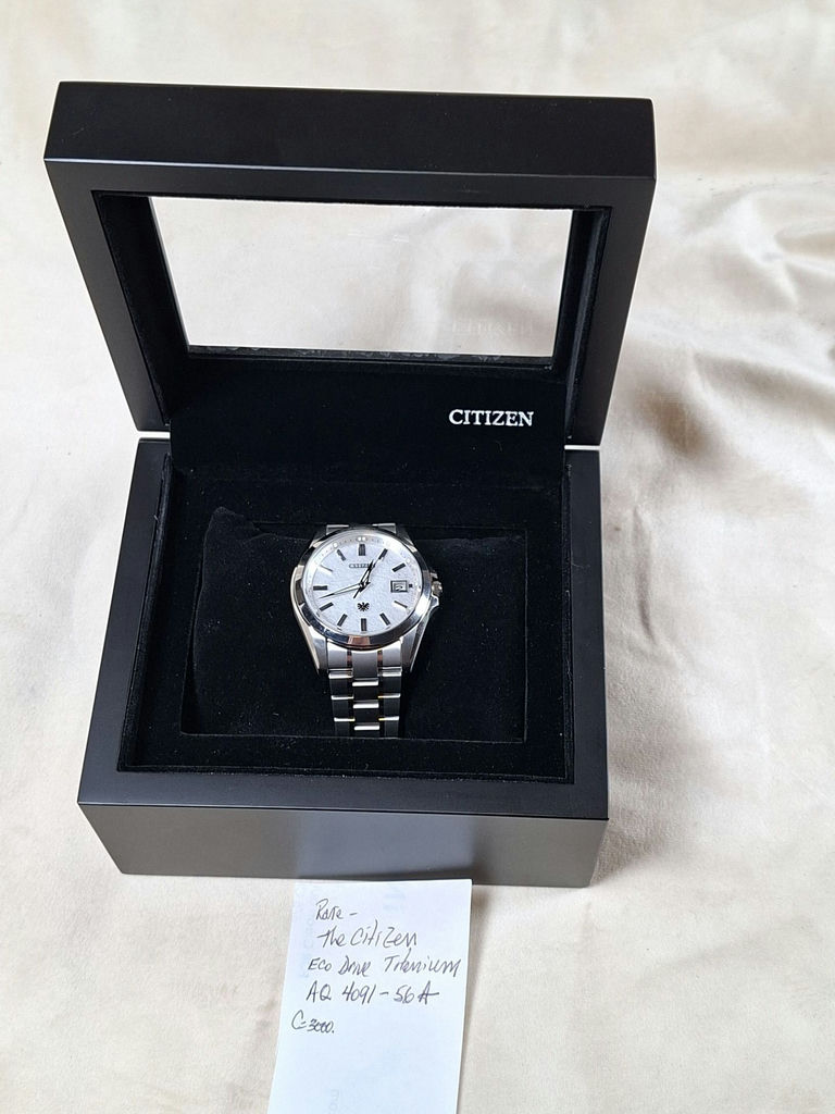 RARE Citizen The Citizen Eco-Drive Titanium AQ4091-56A Wristwatch - image 1 of 12