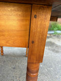 Antique Drop Leaf Table Barley Twist Legs - thumbnail 10 of 11