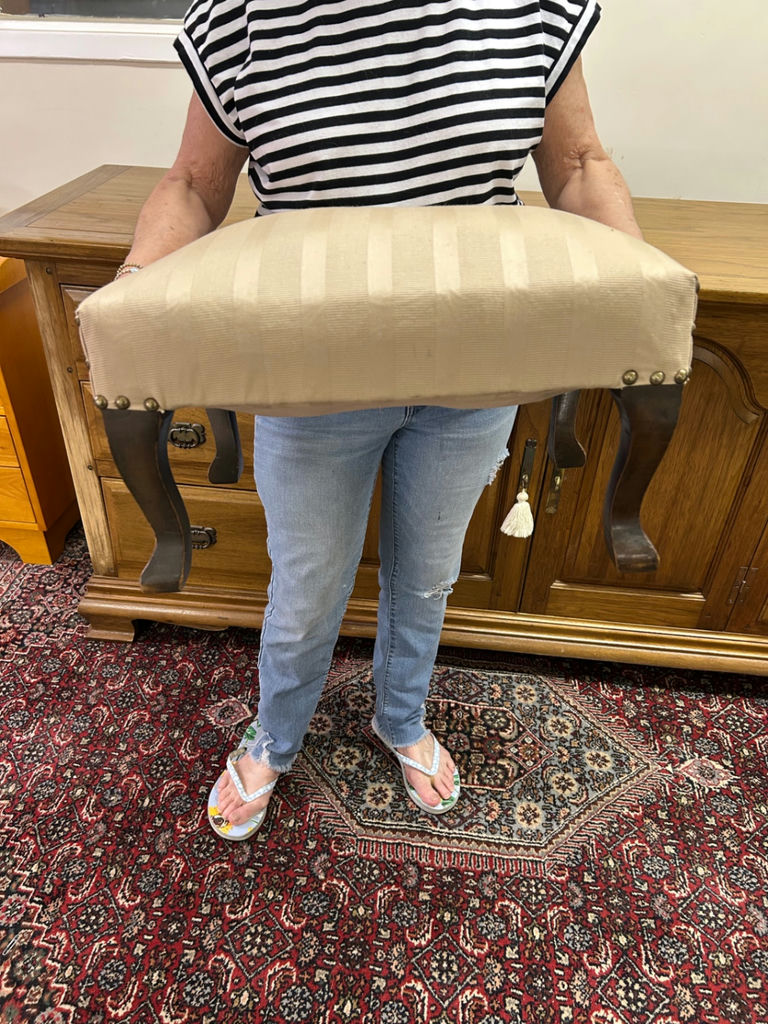 Upholstered Foot Stool - image 2 of 7