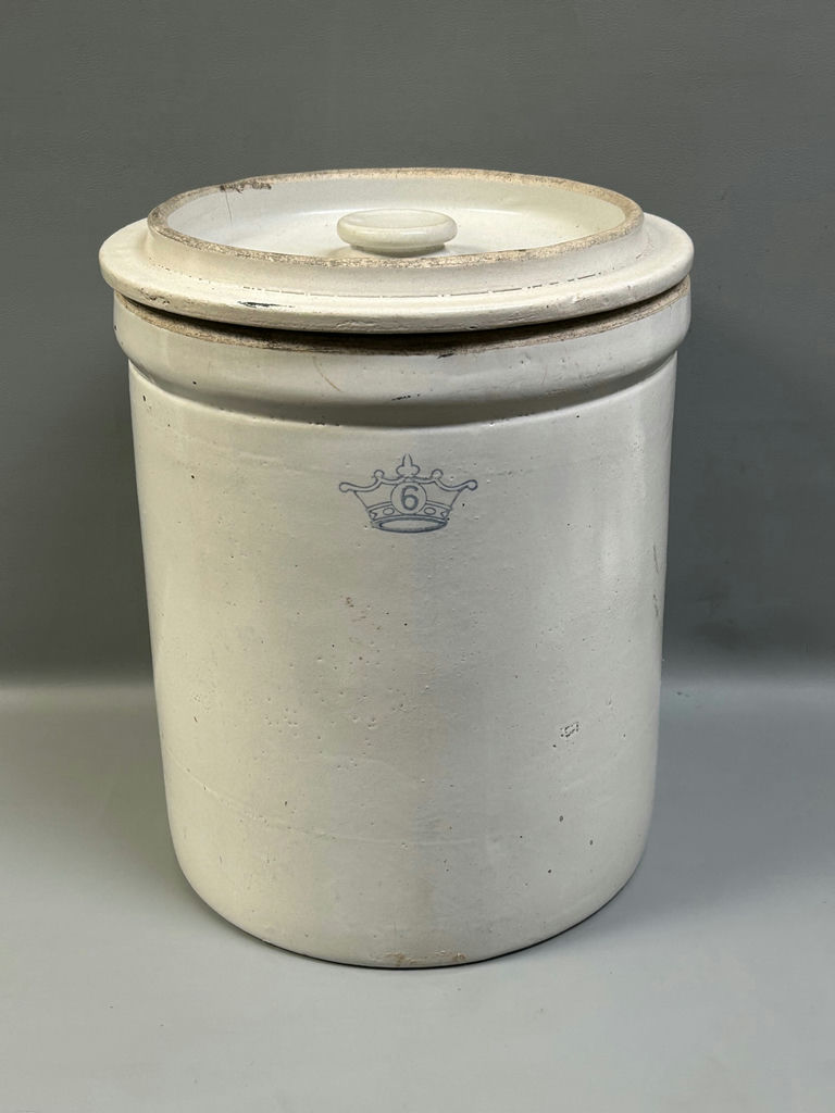 Antique Crown 6 Gallon Crock  - image 1 of 5