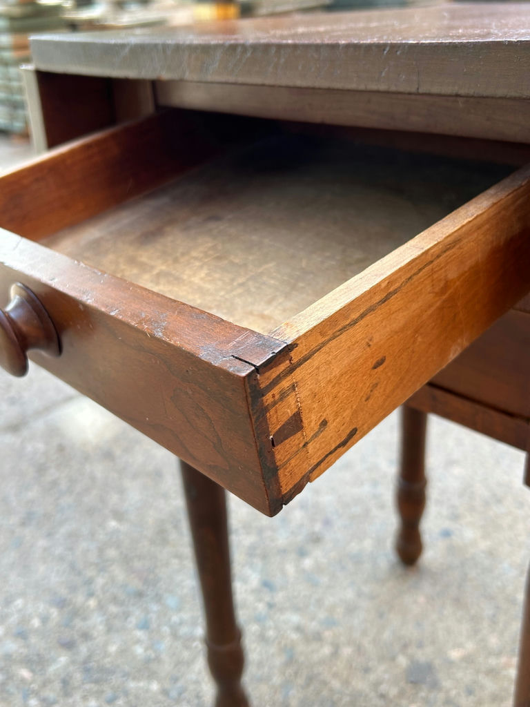 Drop Leaf One Drawer Table  - image 4 of 7