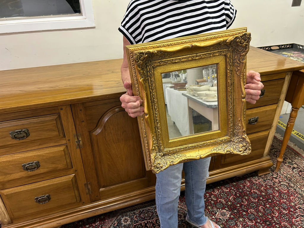Gold Gilt Wall Mirror  - image 2 of 6