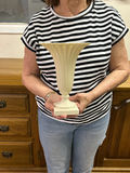 Antique Lenox Green Mark Fluted Vase - thumbnail 2 of 7