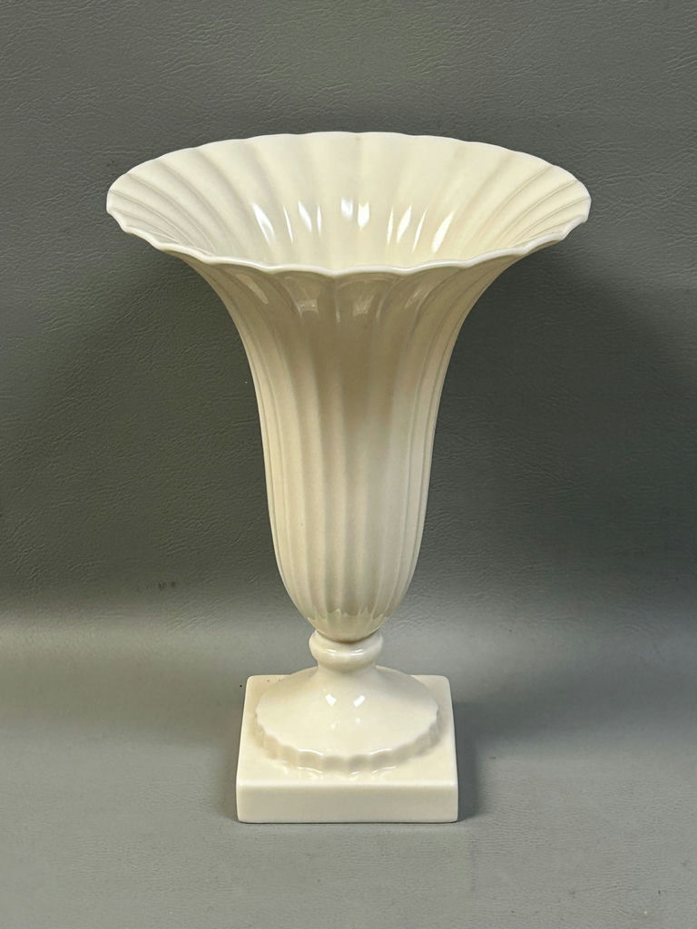 Antique Lenox Green Mark Fluted Vase - image 1 of 7