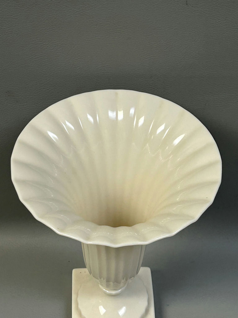Antique Lenox Green Mark Fluted Vase - image 5 of 7