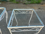 Glass Top Wrought Iron Patio Tables - thumbnail 3 of 8