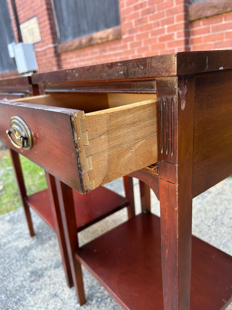 Dixie Furniture One Drawer Nightstands 1960s - image 3 of 7