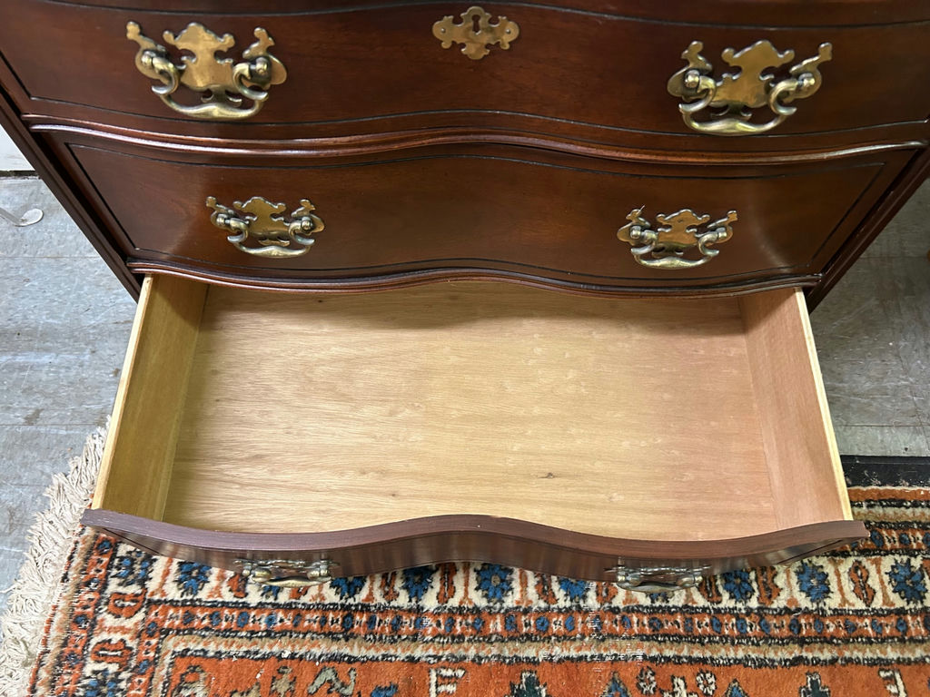Bassett Furniture Serpentine Chest of Drawers  - image 7 of 10