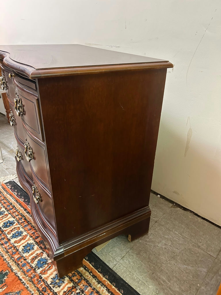 Bassett Furniture Serpentine Chest of Drawers  - image 9 of 10