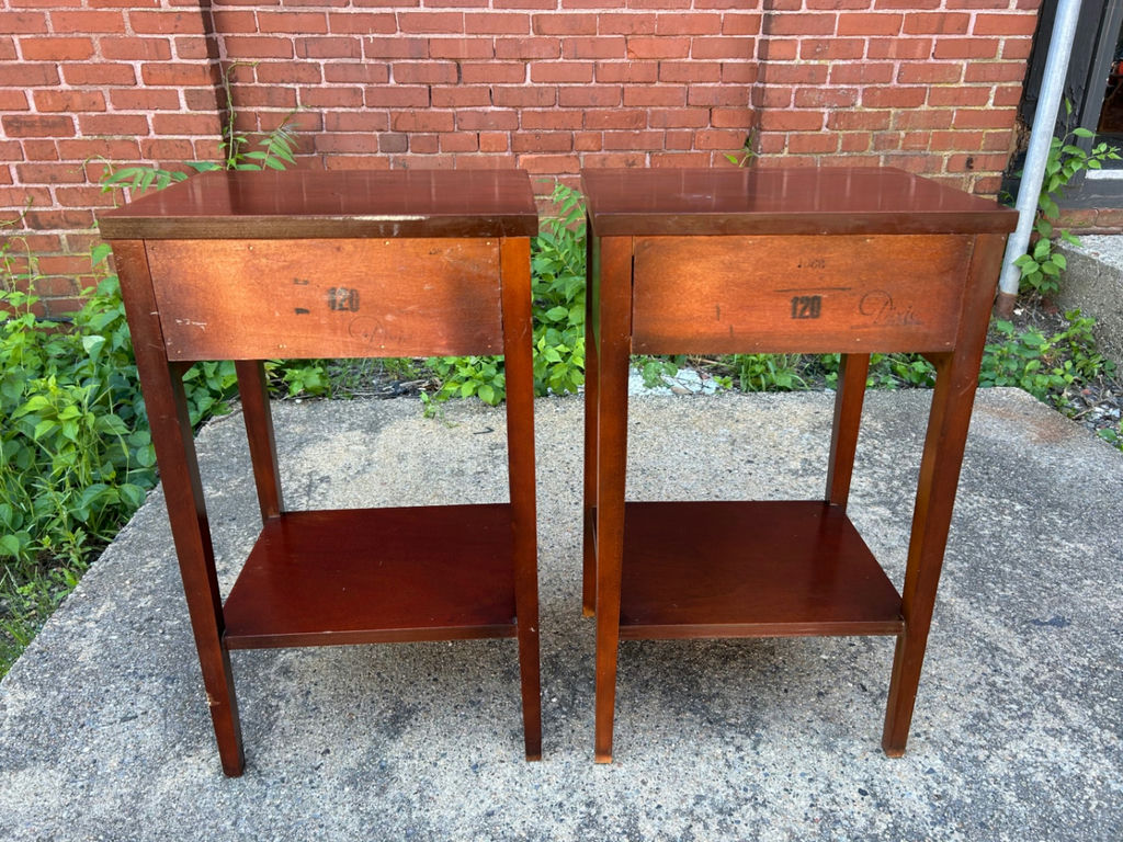 Dixie Furniture One Drawer Nightstands 1960s  - image 7 of 7