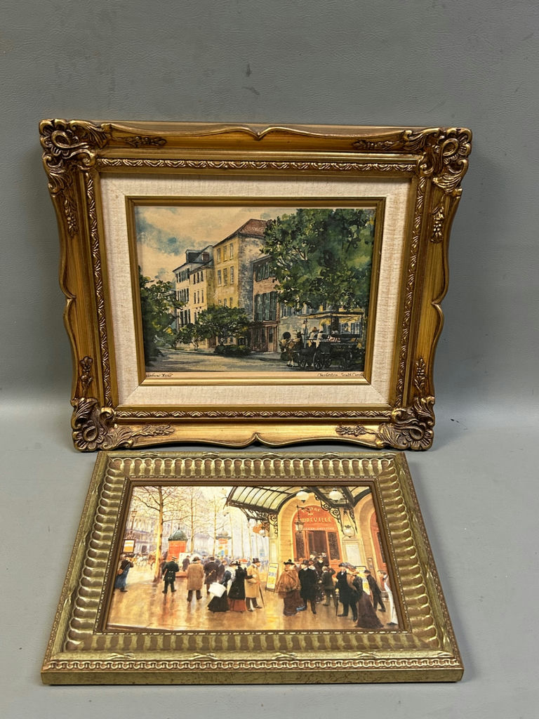Aquatint Etching with 2 Lithographs - image 5 of 5