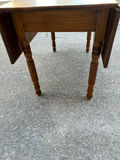 Antique Drop Leaf Table Barley Twist Legs  - thumbnail 8 of 11