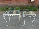 Glass Top Wrought Iron Patio Tables  - thumbnail 2 of 8
