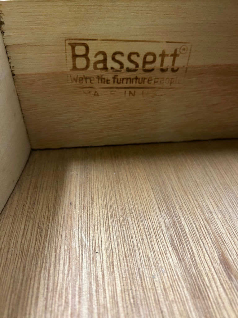 Bassett Furniture Serpentine Chest of Drawers - image 2 of 10