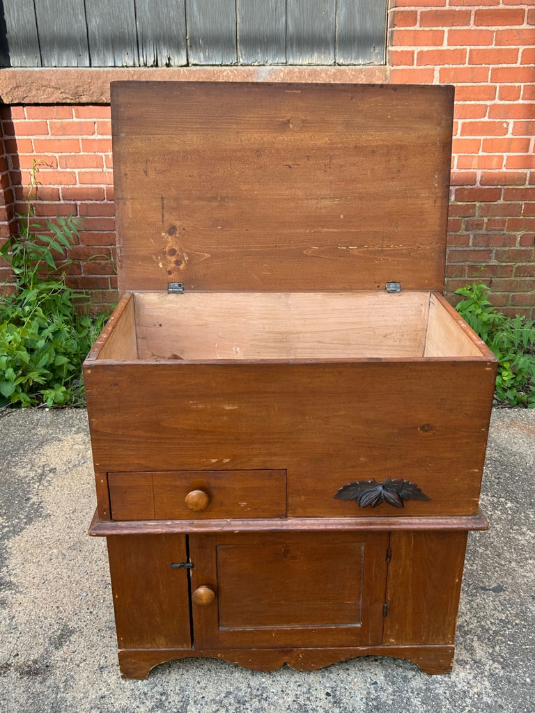 Antique Lift Top Commode  - image 2 of 10