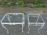 Glass Top Wrought Iron Patio Tables - thumbnail 5 of 8