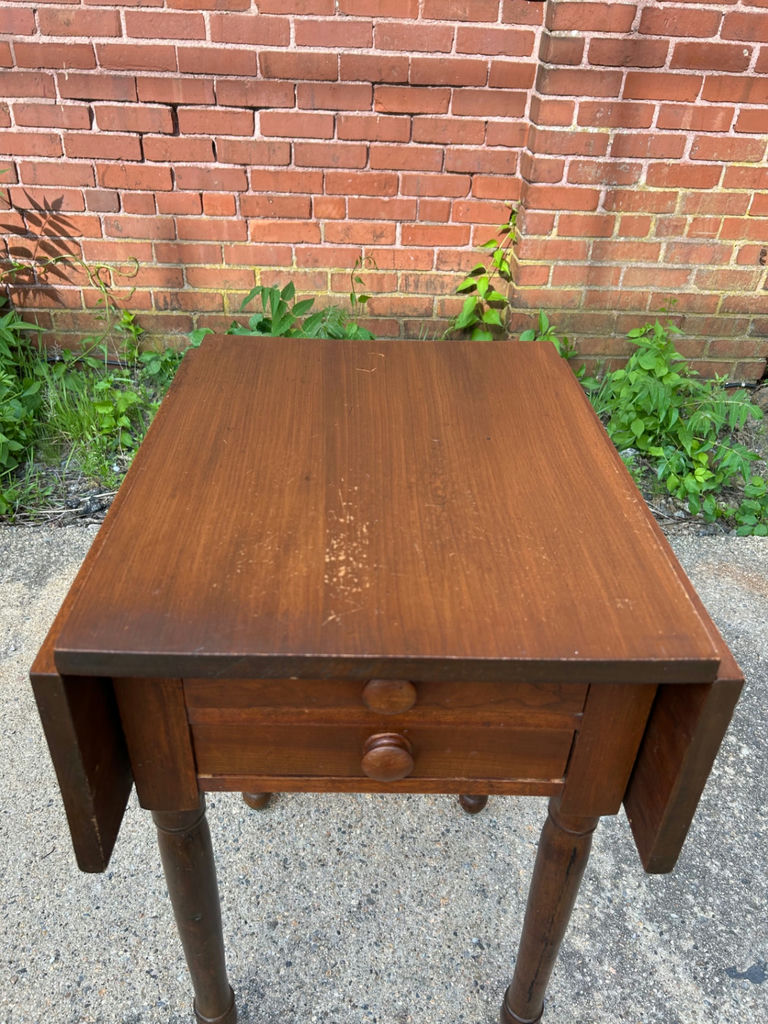 Drop Leaf One Drawer Table  - image 2 of 7