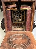1900s German Railroad Inlaid Cuckoo Clock - thumbnail 8 of 9