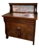 Antique Tiger Oak Buffet Sideboard - thumbnail 1 of 9