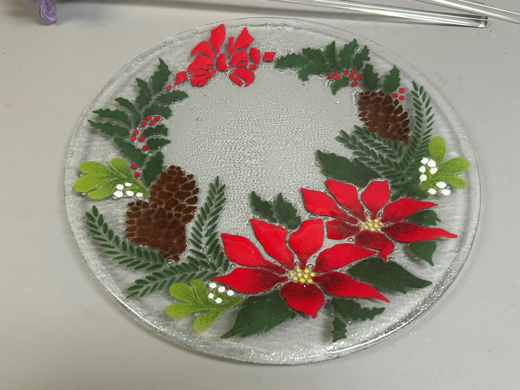 Hand Blown Flowers and Fused Art Glass Items  - image 3 of 5