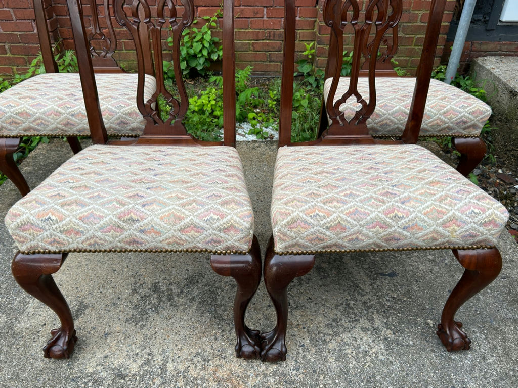 Antique Ball & Claw Feet Dining Chairs - image 2 of 6