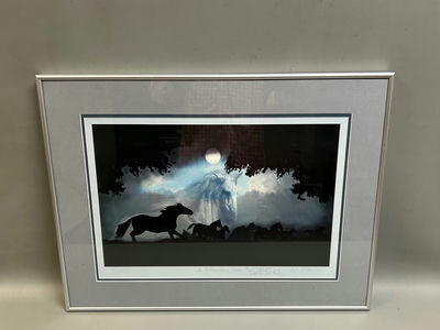 Signed Robert Vavra's "The Whisper's Horse" Lithograph  - Image 1 of 7