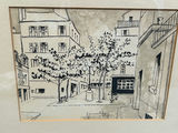 Signed Watercolor Pen & Ink Art - thumbnail 2 of 6