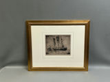 Signed Nautical Etching  - thumbnail 1 of 8