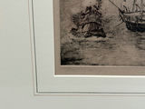 Signed Nautical Etching - thumbnail 5 of 8