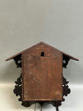 1900s German Railroad Inlaid Cuckoo Clock - thumbnail 9 of 9
