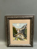 Landscape and Cottage Watercolor  - thumbnail 1 of 4