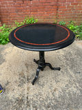 Vintage Round Marble Top Table  - thumbnail 1 of 5
