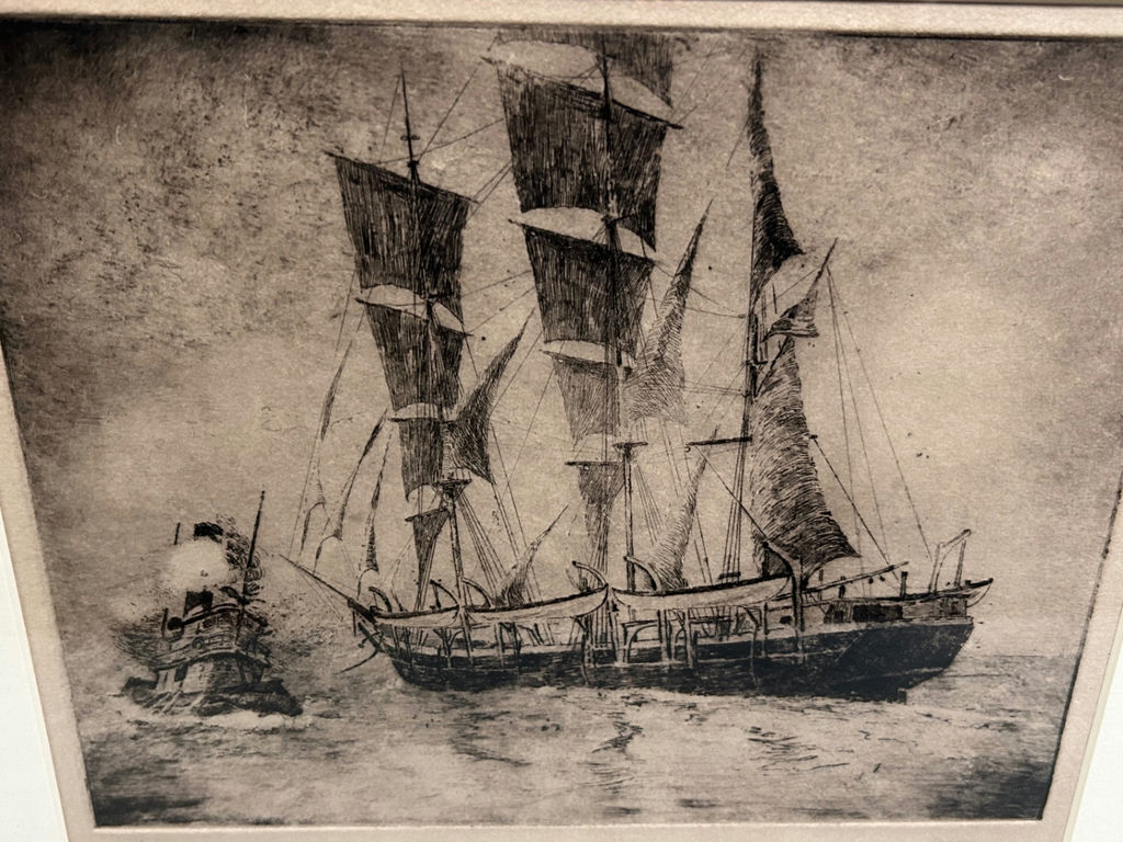 Signed Nautical Etching - image 8 of 8