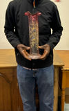Victorian Moser hand-blown art glass vase. - thumbnail 2 of 6