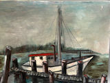 Harborscape Oil Painting  - thumbnail 2 of 4