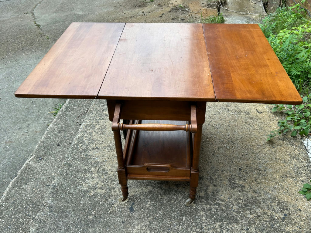Vintage Dropleaf Serving Cart - image 7 of 7