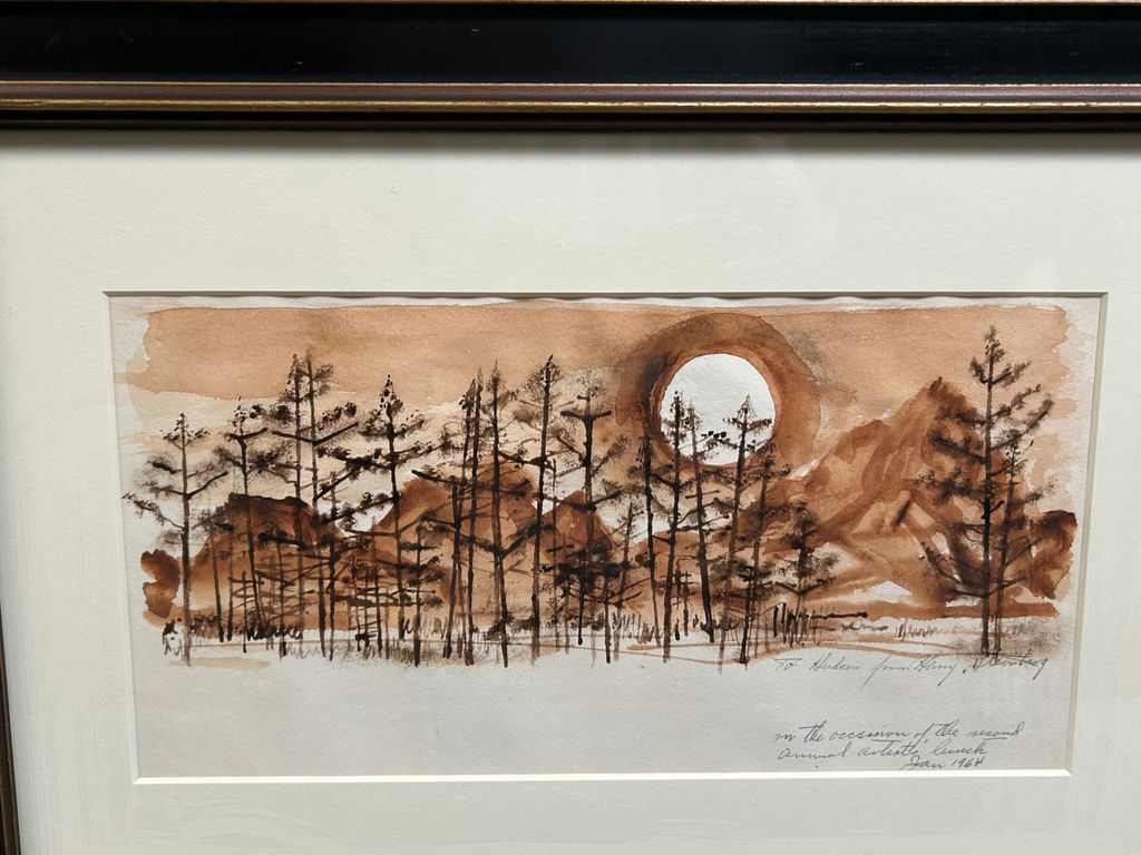 Signed Landscape Watercolor Painting - image 2 of 5
