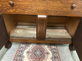Antique Tiger Oak Buffet Sideboard  - thumbnail 4 of 9