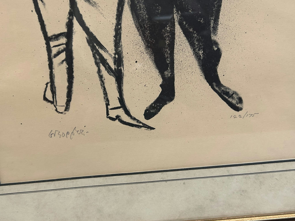 Pencil Signed Gropper Portrait Lithograph - image 3 of 5