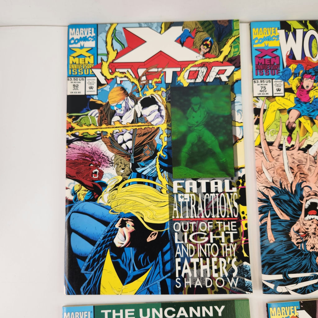 Marvel X-Men Anniversary Issues #25, UXM #304, Wolverine #75, X Factor #92 - image 2 of 4