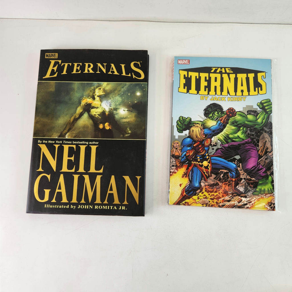 Marvel Eternals Neil Gaiman Hardcover Jack Kirby TPB - image 1 of 3