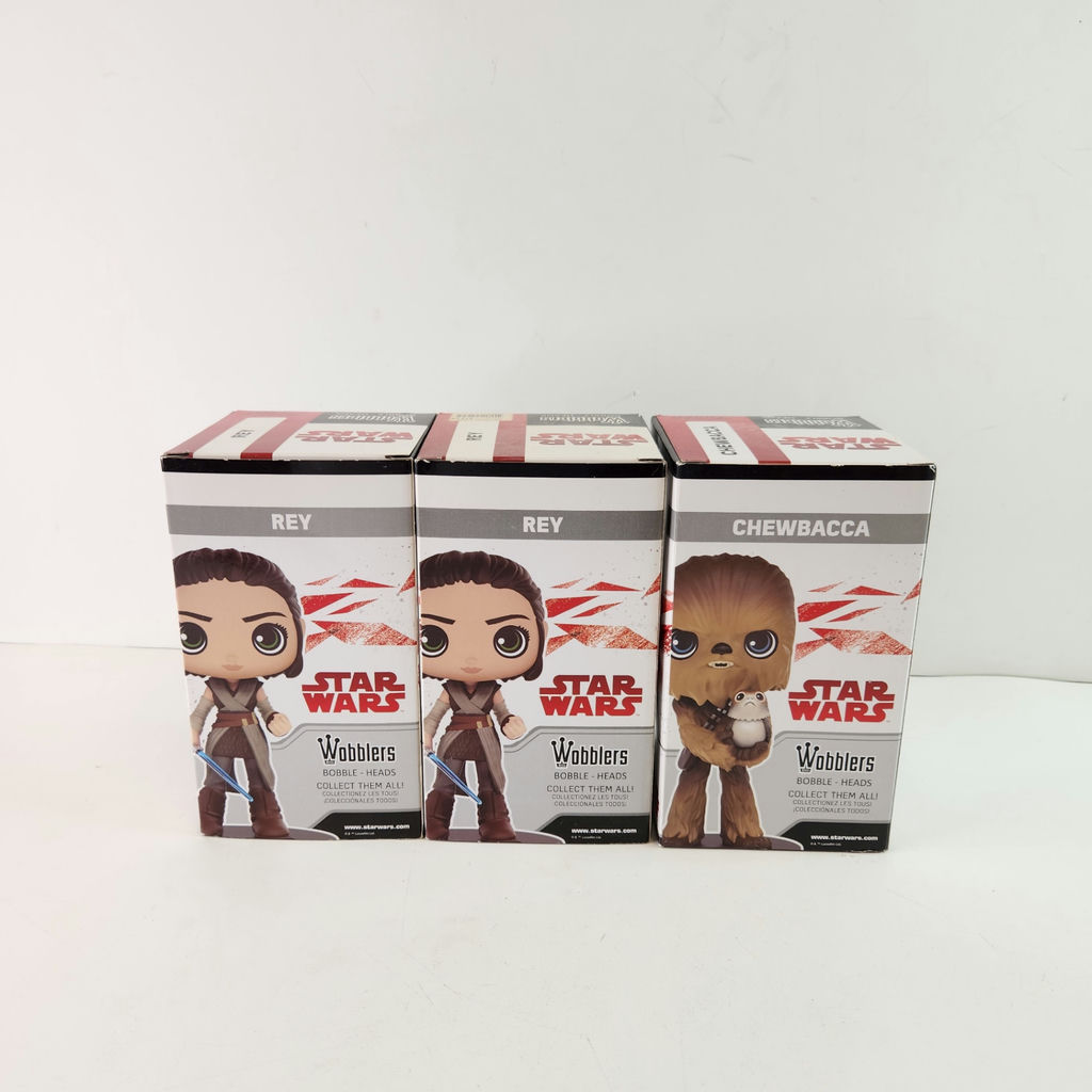 Star Wars Wobblers Rey Chewbacca - image 2 of 3