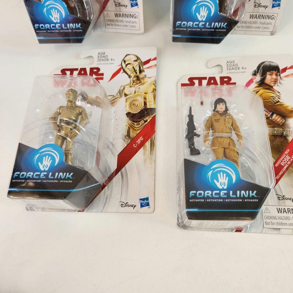 Star Wars Hasbro Force Link Rey C3PO Rose Action Figures - image 2 of 4