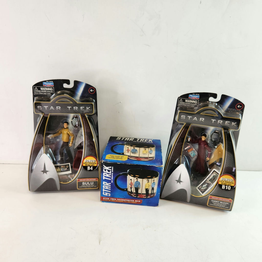 Playmates Toys Star Trek Action Figures Sulu Cadet McCoy Collectible Mug - image 1 of 5